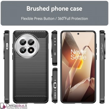 Carbon guminis dėklas - juodas (Oneplus 13 5G) Carbon guminis dėklas - juodas (Oneplus 13 5G)